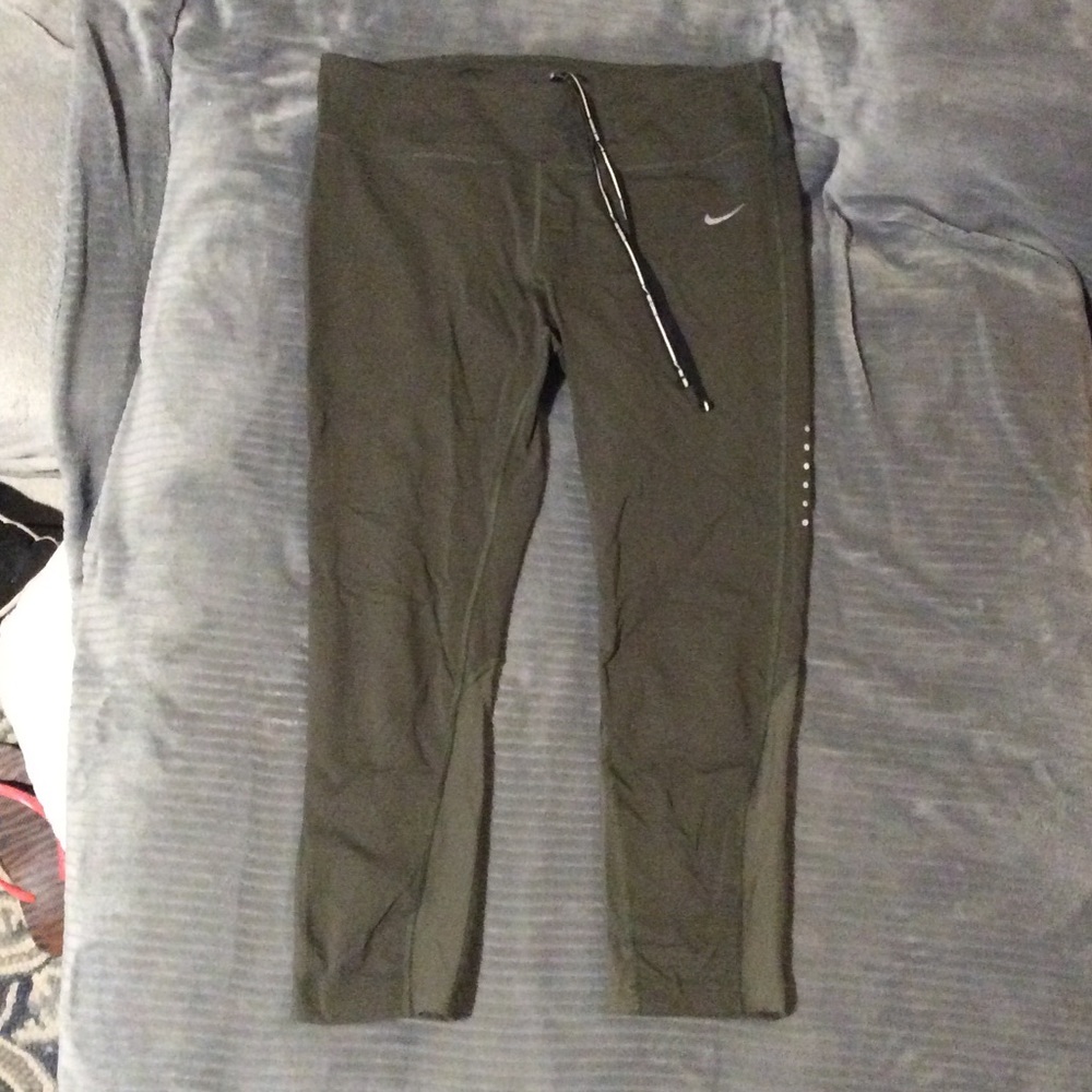 Nike Dri-Fit Army Green Yoga Leggings
